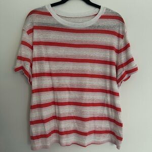 A New Day | Woman’s Sz XXL | Striped Pink and Peach Top